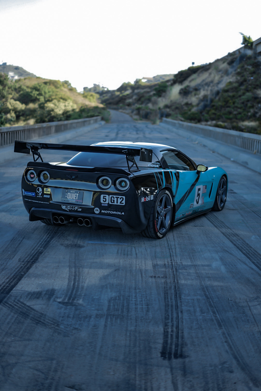 Chevrolet Corvette C6 / C6 Z06 GTC-500  Adjustable Wing 2005-2013